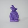Purple Goku Buddah – limited edition 3D sculpture by Lazarus, Madrid