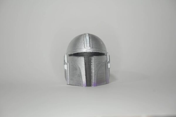 Mandalorian-Front-scaled-1.jpg Mandalorian Helmet – limited edition 3D sculpture by Lazarus, Madrid