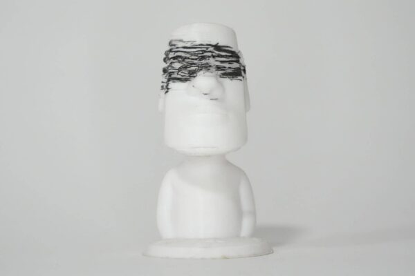 Moai-Hostage-Front-2-scaled-1.jpg Moai Hostage – limited edition 3D sculpture by Lazarus, Madrid