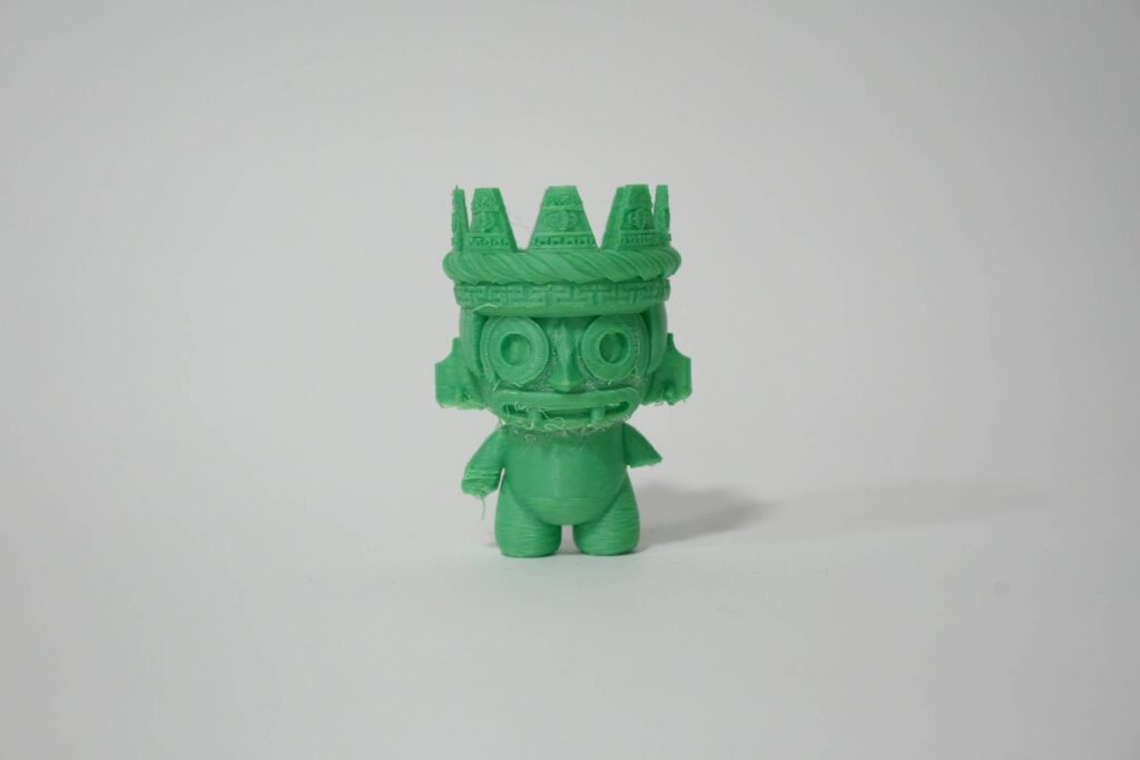 Green Tlaloc – limited edition 3D sculpture by Lazarus, Madrid