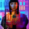 Diva Cyber Punk – limited edition art print by Lazarus, Madrid