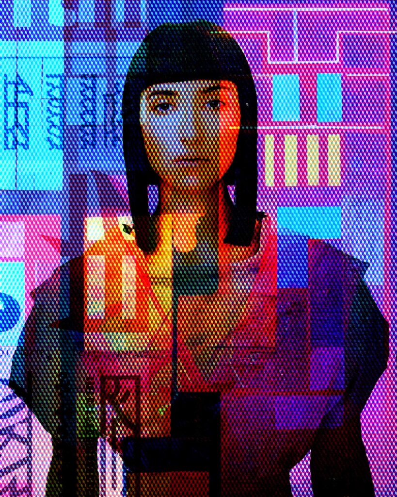 Diva Cyber Punk – limited edition art print by Lazarus, Madrid