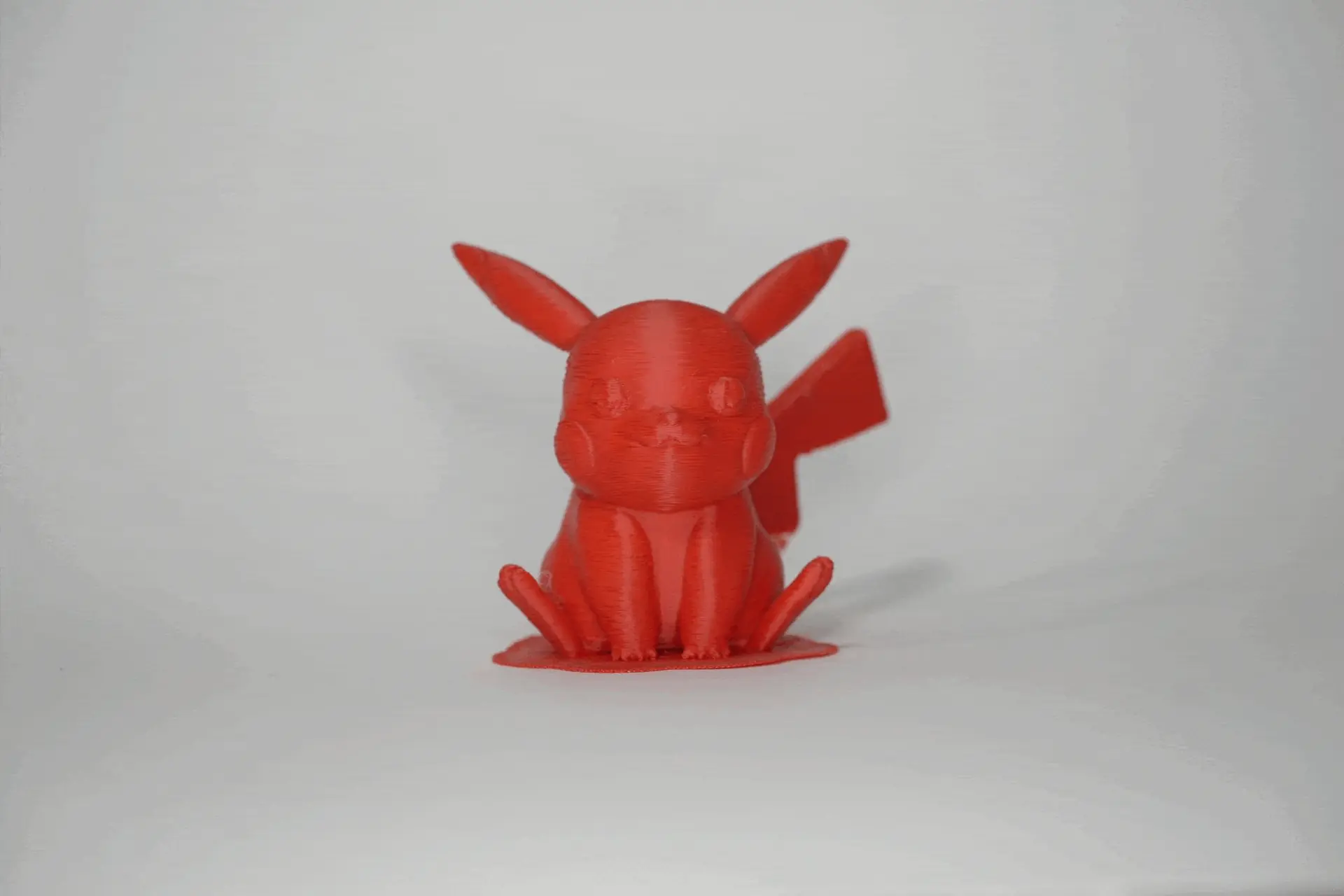 Red-Pikachu-GIF__anim-q75-1920w Red Pikachu – limited edition 3D sculpture by Lazarus, Madrid – detail view