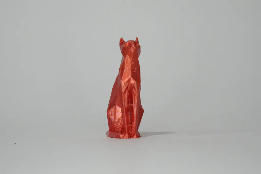 Cubist Metallic Cat – limited edition 3D sculpture by Lazarus, Madrid